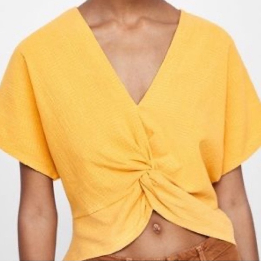 ZARA Collection Mustard Yellow Top